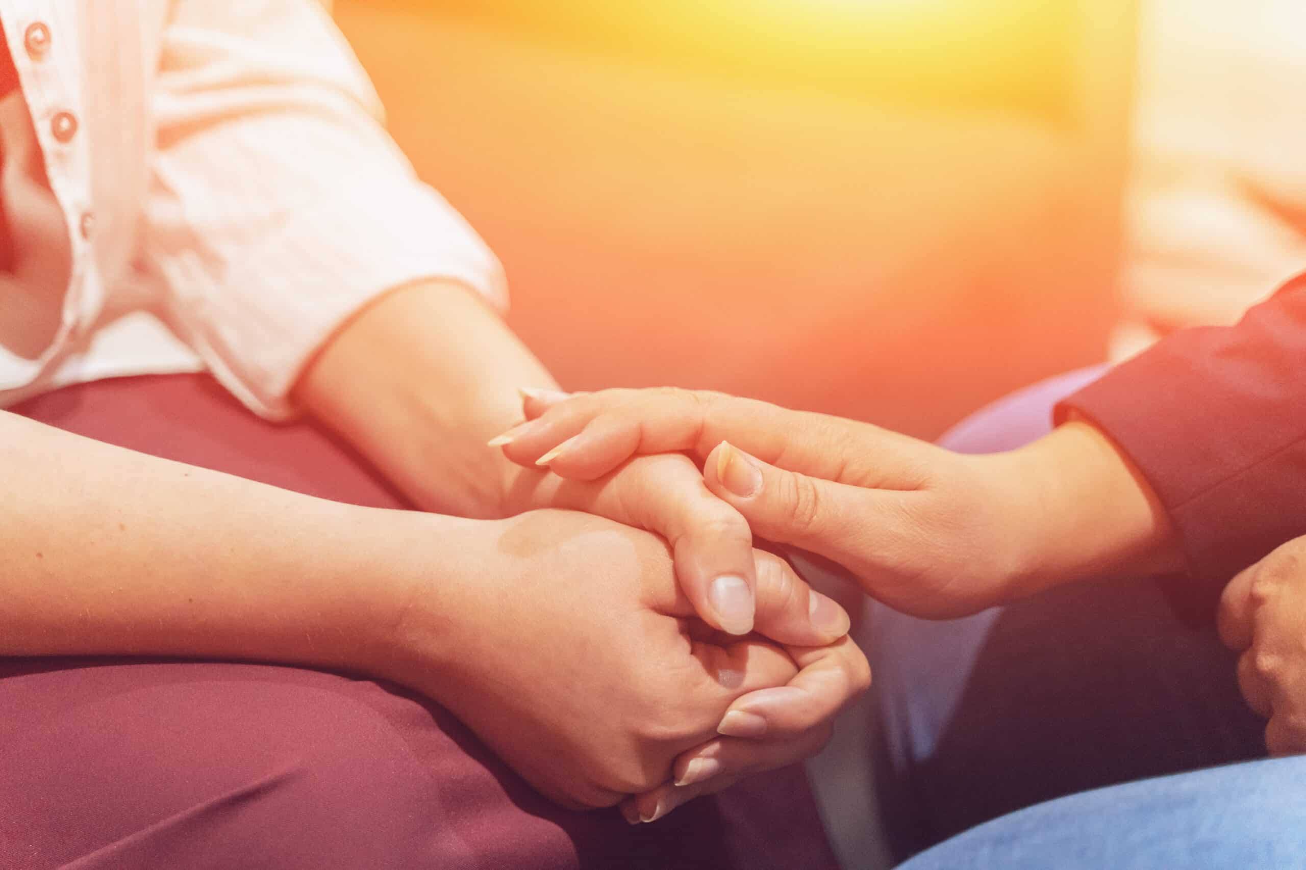 Psychologist consulting concept. Doctor consult in psychotherapy session or counsel diagnosis mental health of female patient, toned